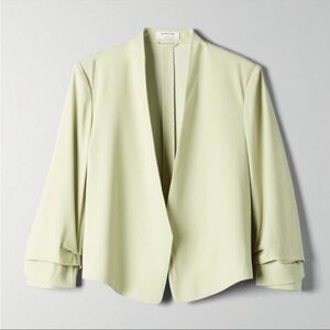 Aritzia Babaton Power Short Blazer in Pistachio Green